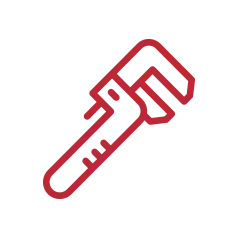 wrench icon red